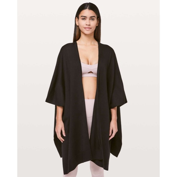 Lululemon Free To Coast Wrap Black Open Back NWOT one size fits all - Picture 3 of 10